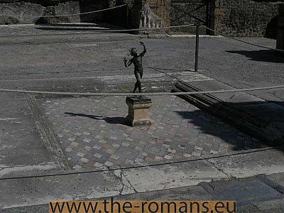 House of the faun atrium and impluvium 