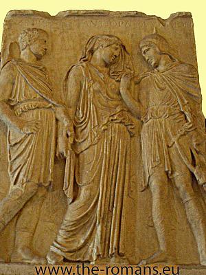 Orpheus Euridice and Hermes 
