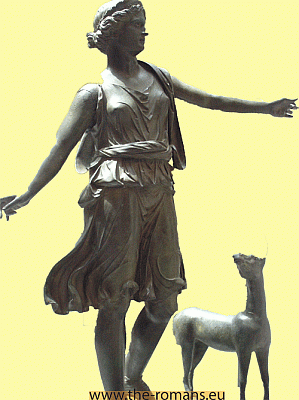Diana with a deer 