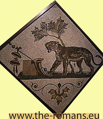 Panther and dionisac symbols 