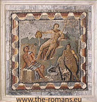 Wallpainting Lycurgus Ambrozia Dionysus 