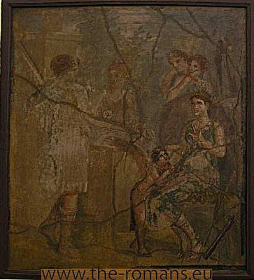 Artemis transforms Callisto into a bear 