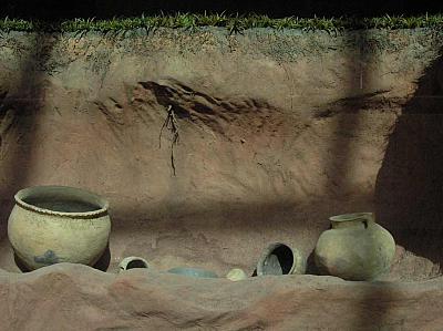 Simple native grave 